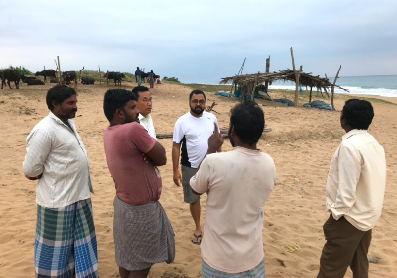 In the fishing village of Kalingapatnam