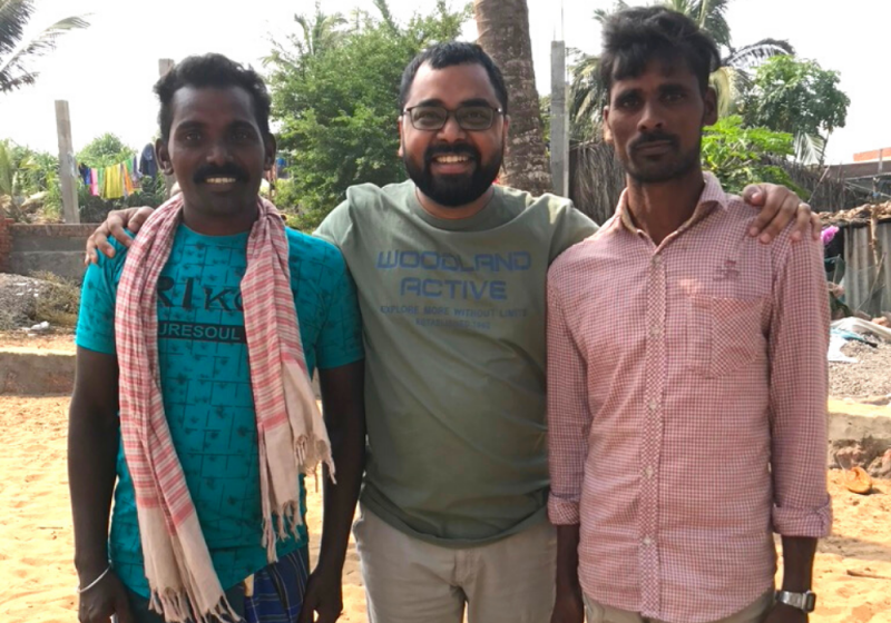 Director Amit Mondal with Fishermen Church Leaders