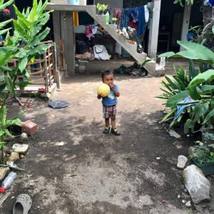 Inside Fernando's home, where he and his wife live with their 7 children and 2 grandchildren