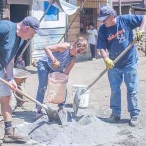 Construction begins on Ruth's new workshop