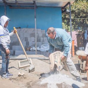 Construction begins on Ruth's new workshop