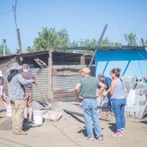 Construction begins on Ruth's new workshop