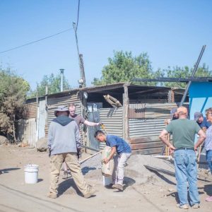 Construction begins on Ruth's new workshop