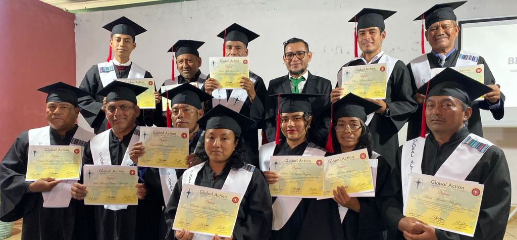 graduating class of Global Action students